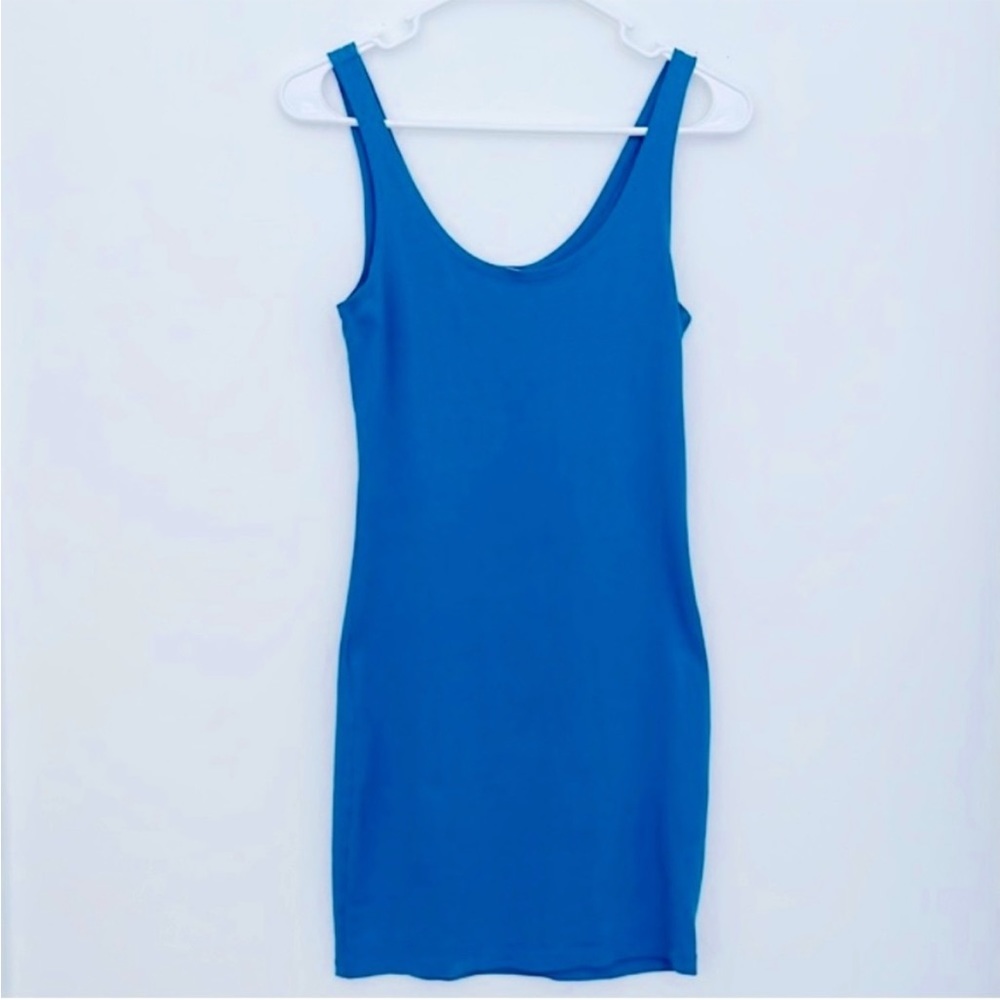 Forever 21 Blue Strap Tank Basic Dress